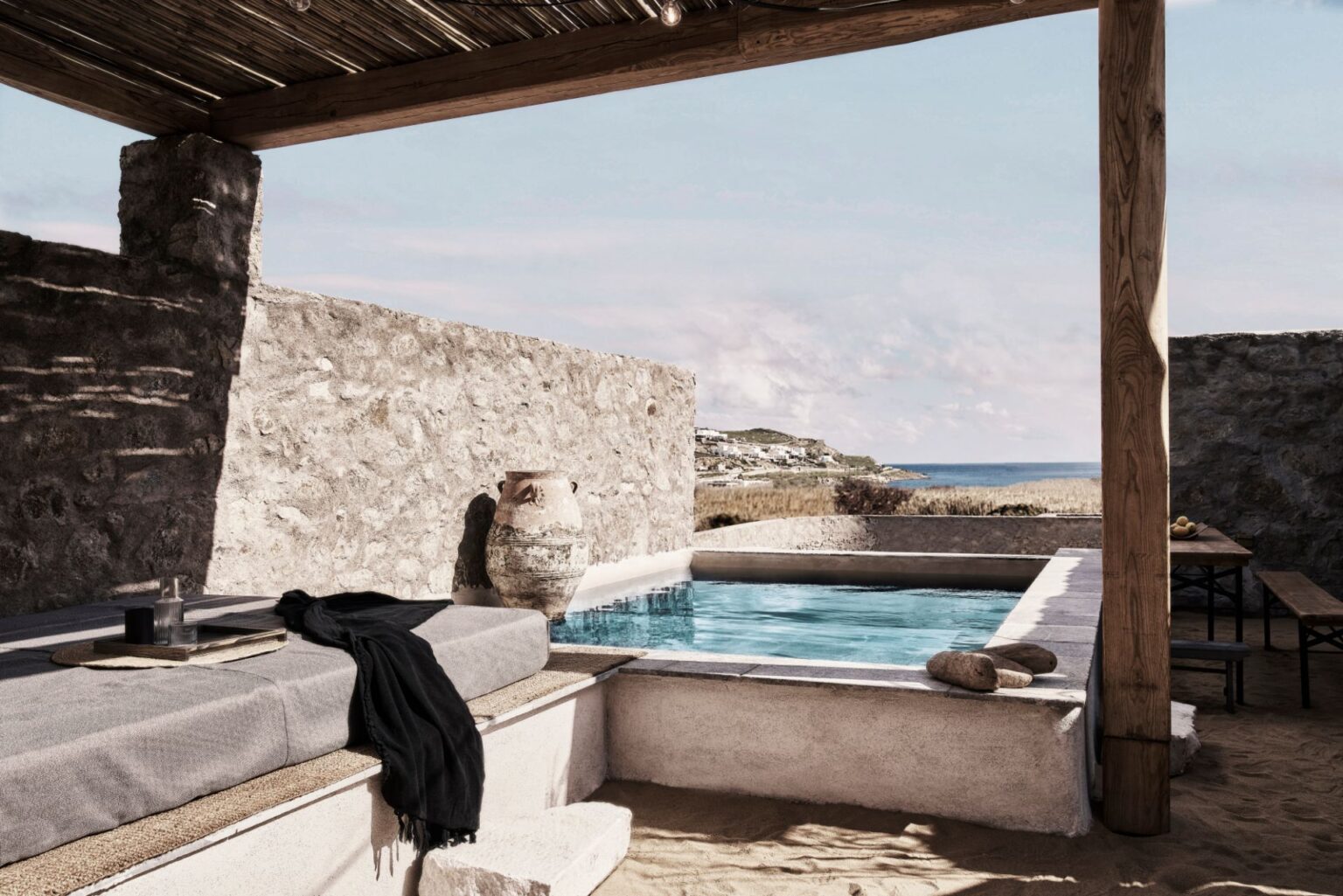 Hôtel Nomad Mykonos,Soleil, sable et mer…